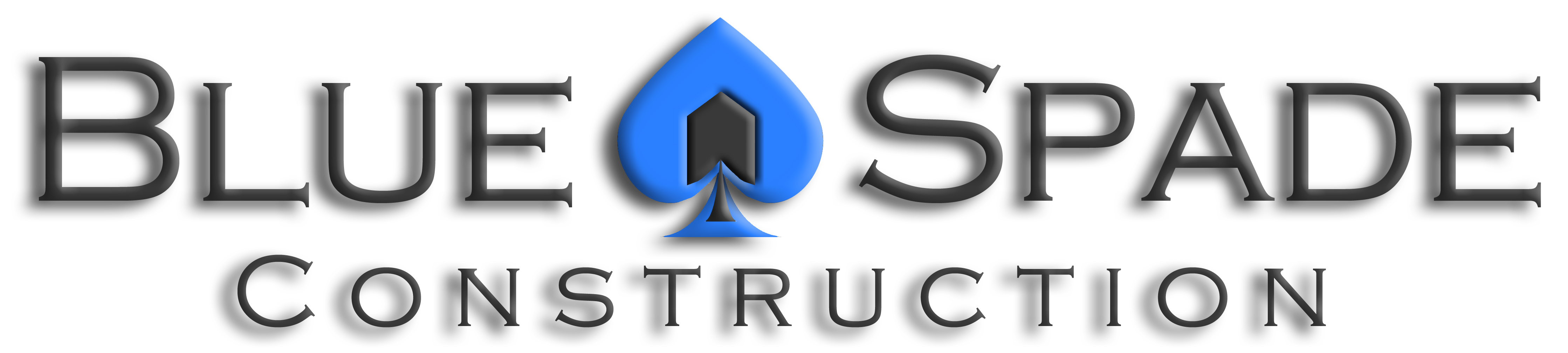Blue Spade Construction Logo